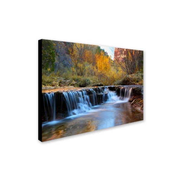 Pierre Leclerc 'Zion Autumn' Canvas Art,14x19